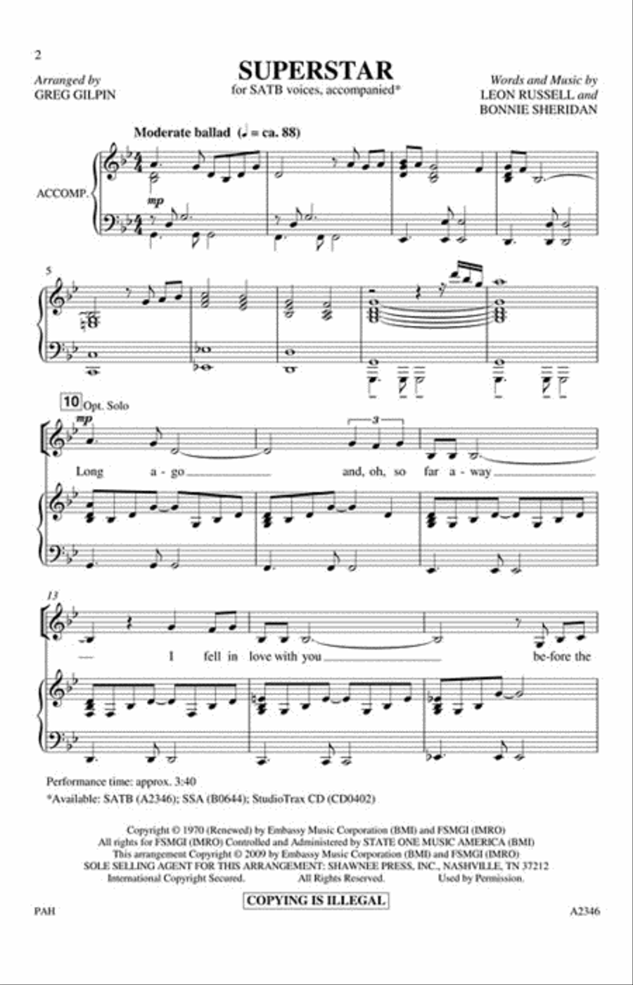 Superstar 4-Part scores gallery preview page 2
