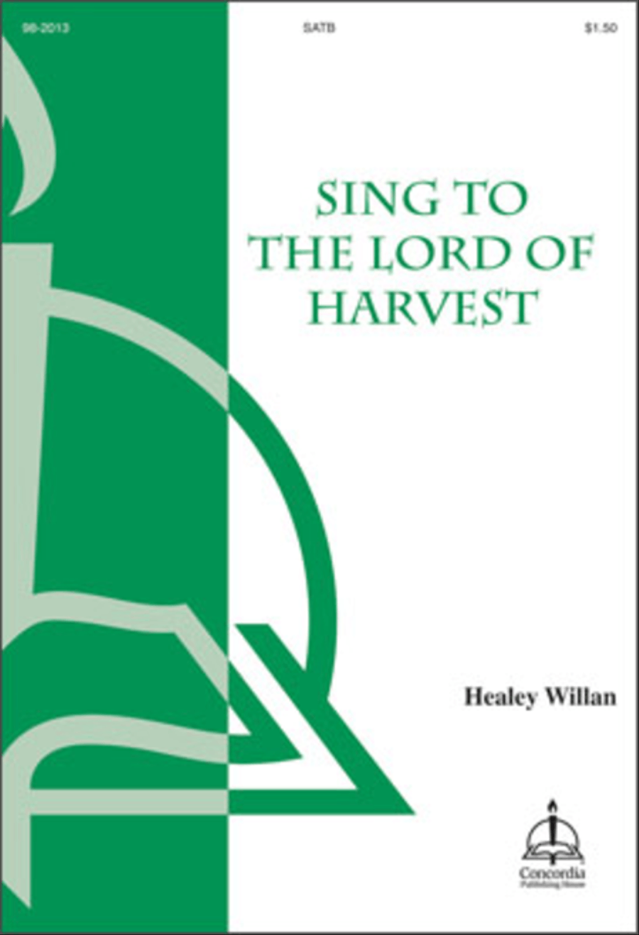 Sing to the Lord of Harvest (Willan) - SATB 4-Part scores gallery preview page 1