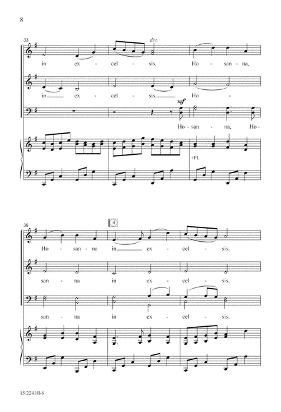 Sanctus 4-Part scores gallery preview page 9