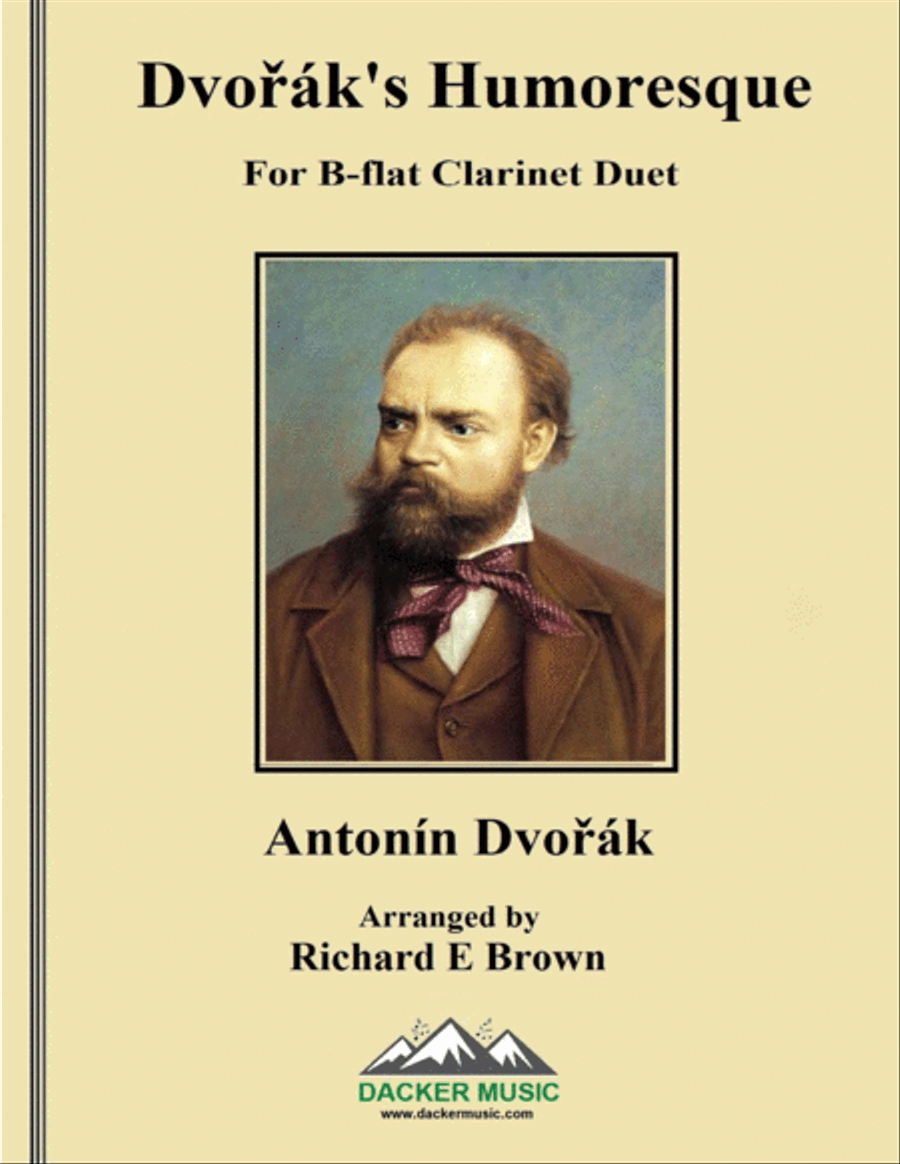 Dvorak's Humoresque - Clarinet Duet Clarinet Duet scores gallery preview page 1