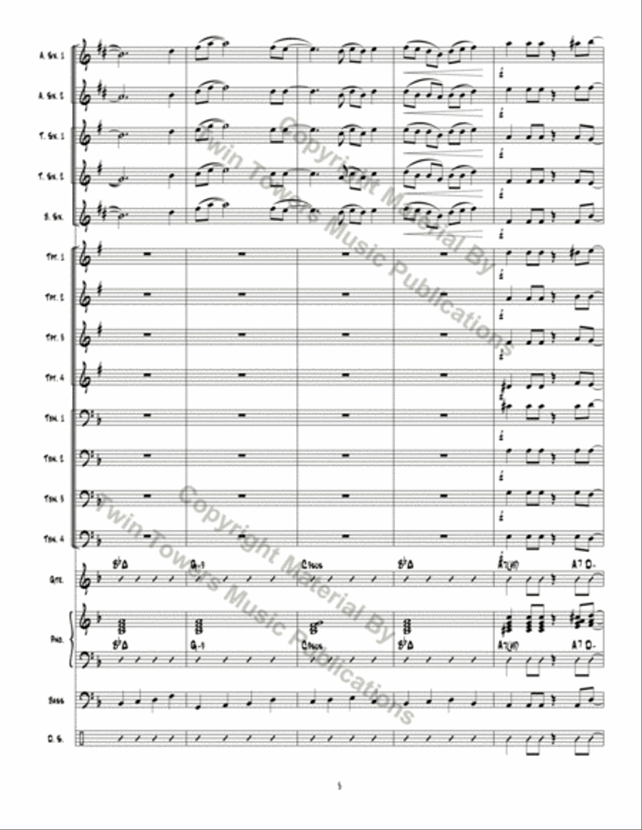 Who Shook? Who Shook? Jazz Ensemble scores gallery preview page 6