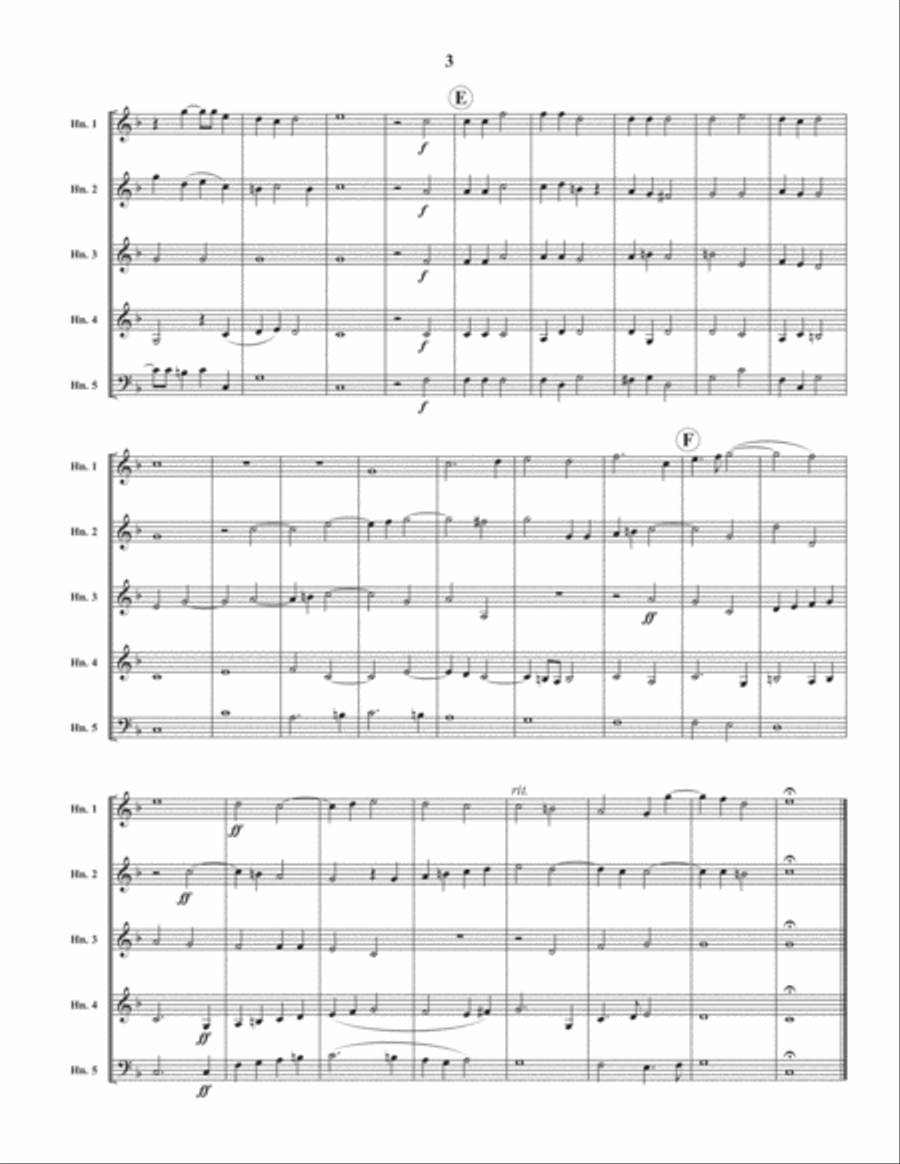 All Creatures Now Are Merry Minded Brass Quintet scores gallery preview page 4
