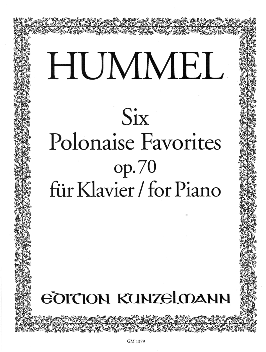 6 Polonaises favorites 6 Polonaises favorites Piano Solo scores gallery preview page 1