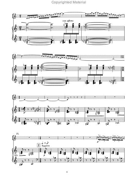 Dialoge fur Klavier, Klarinette, Flote und Violoncello