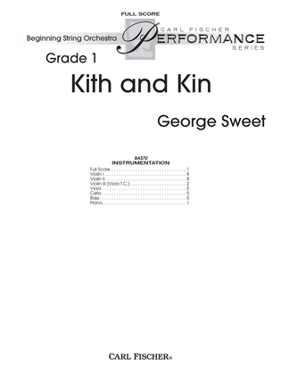 Book cover for Kith and Kin