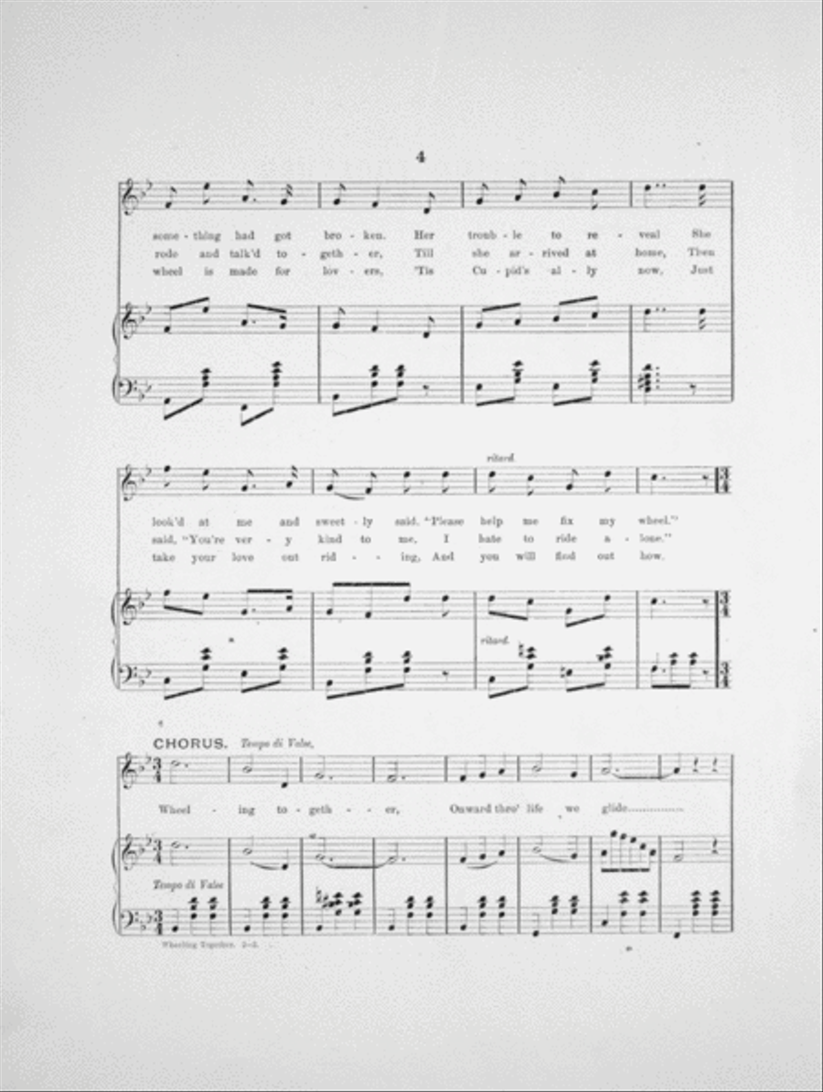 Wheeling Together Voice scores gallery preview page 3