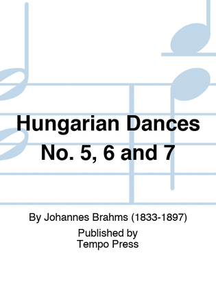 Book cover for Hungarian Dances No. 5, 6 and 7