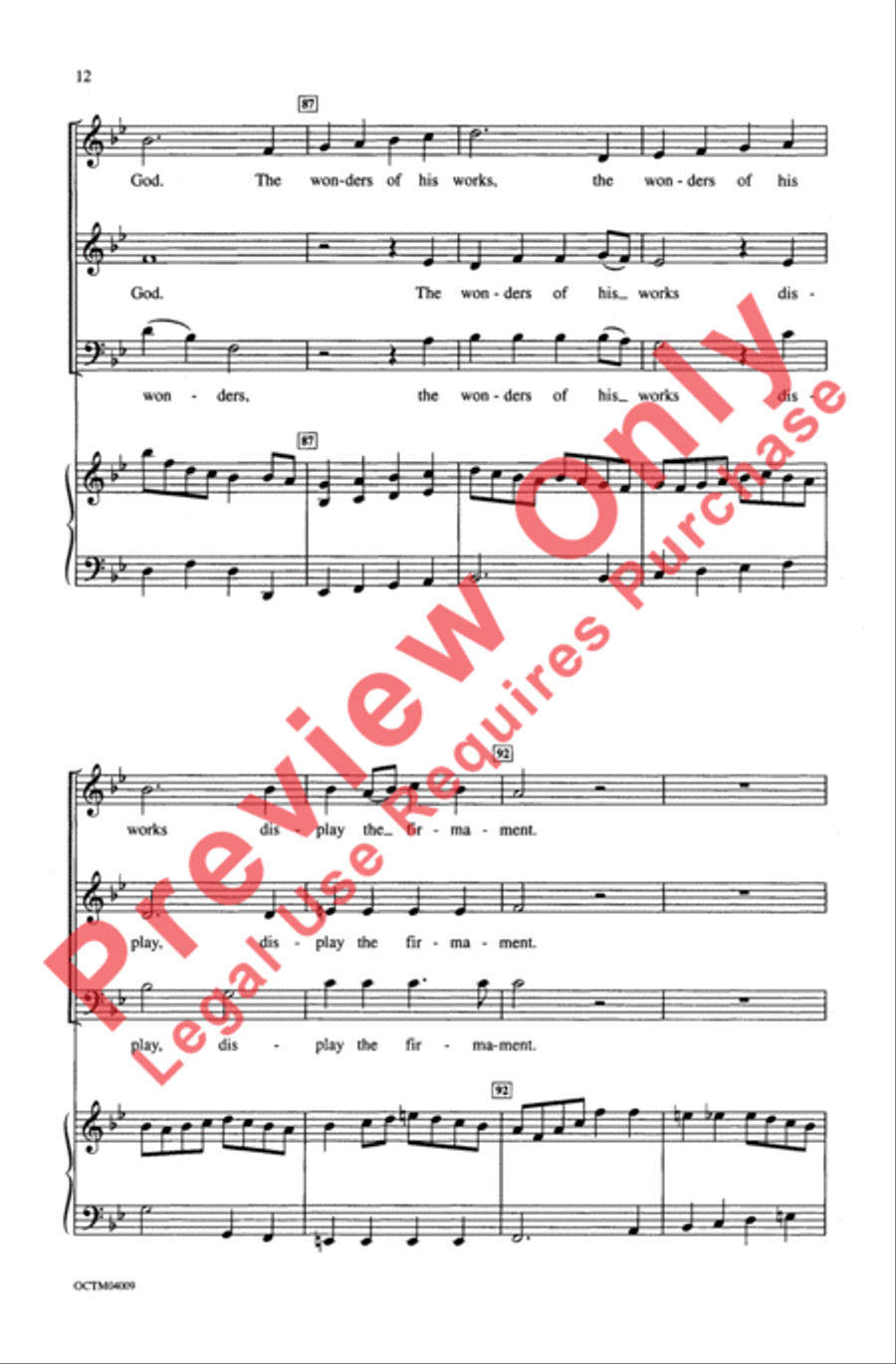 The Heavens Are Telling The Heavens Are Telling 3-Part scores gallery preview page 12