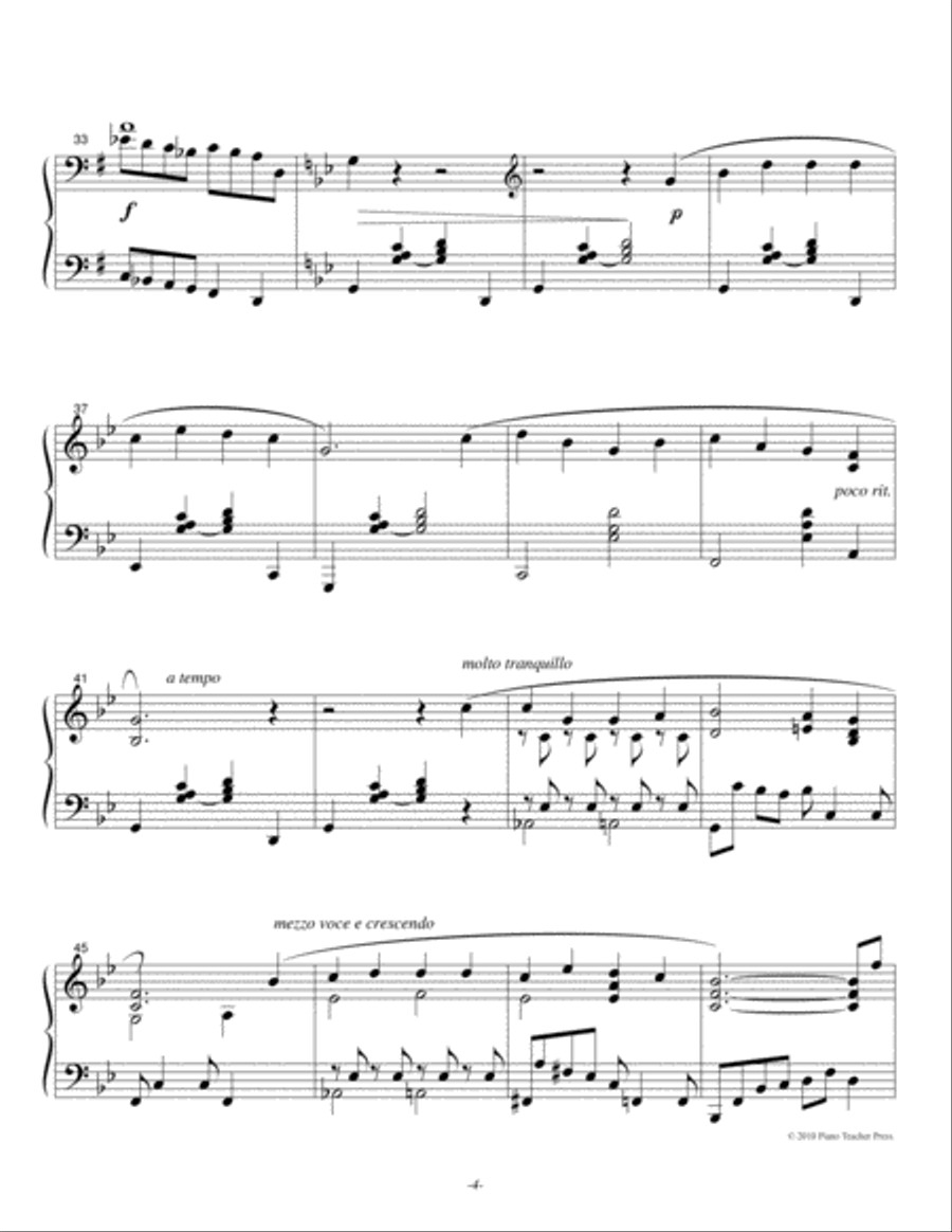 O Come O Come Emmanuel Piano Solo scores gallery preview page 4