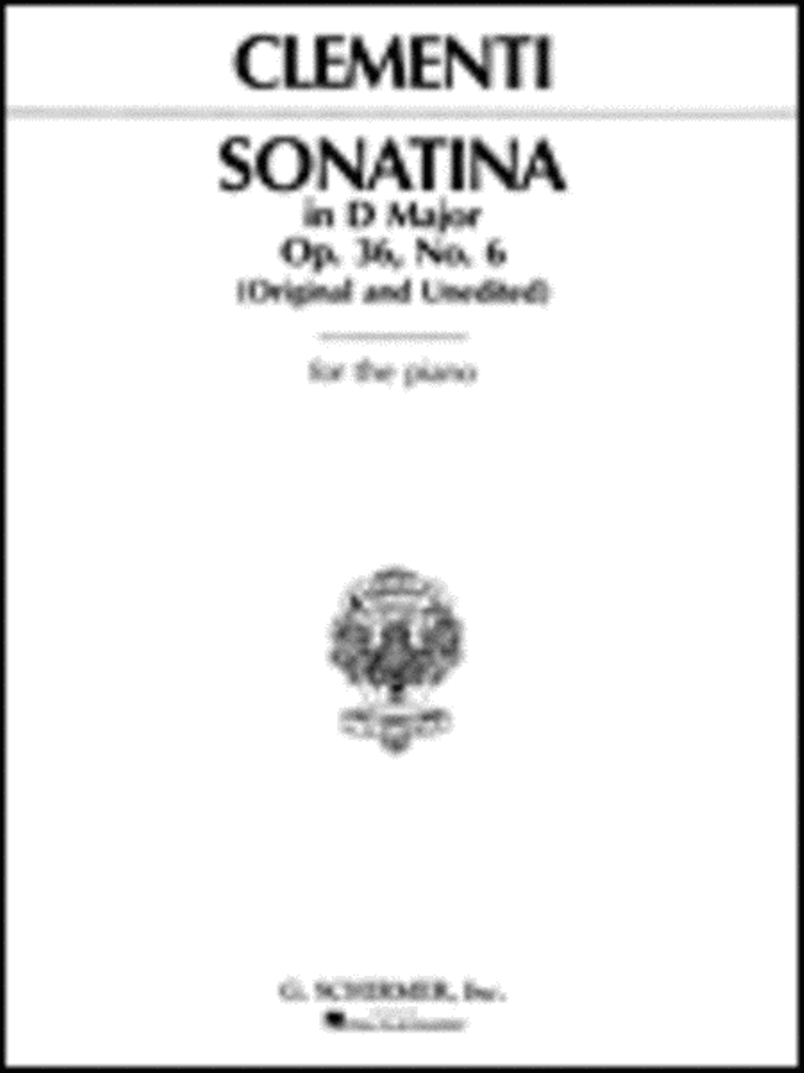 Sonatina in D Major, Op. 36, No. 6