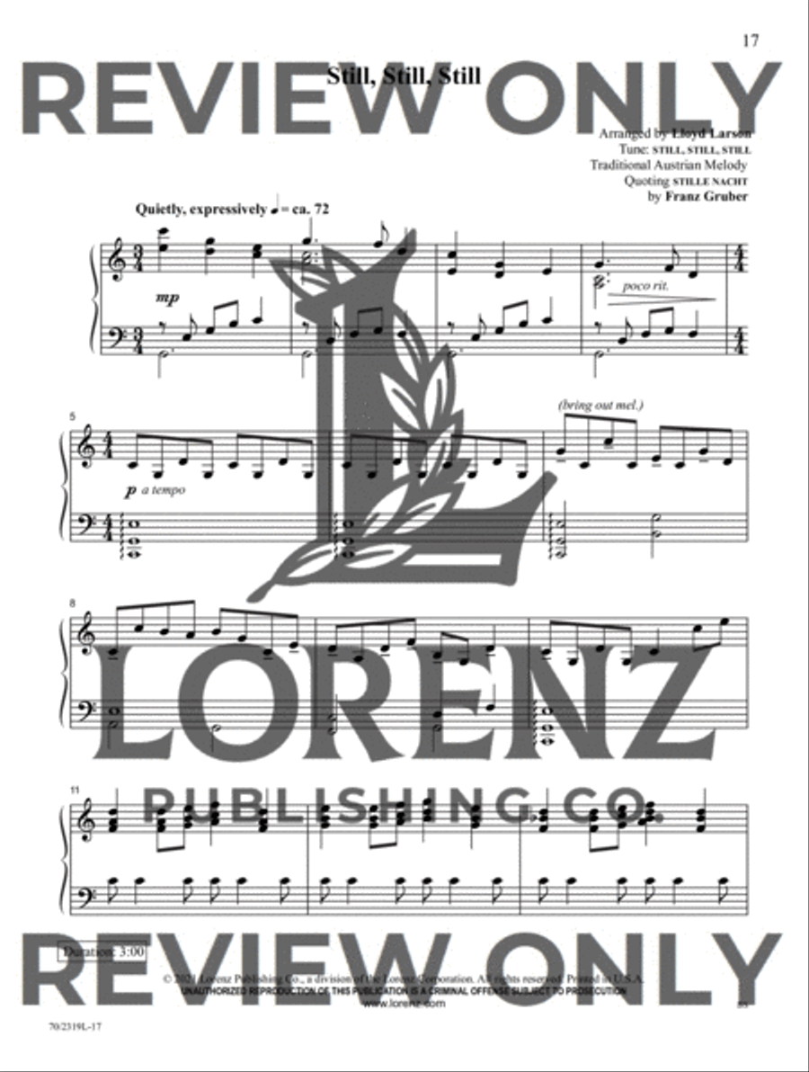 Rejoice, the King Is Born! Piano Solo scores gallery preview page 10