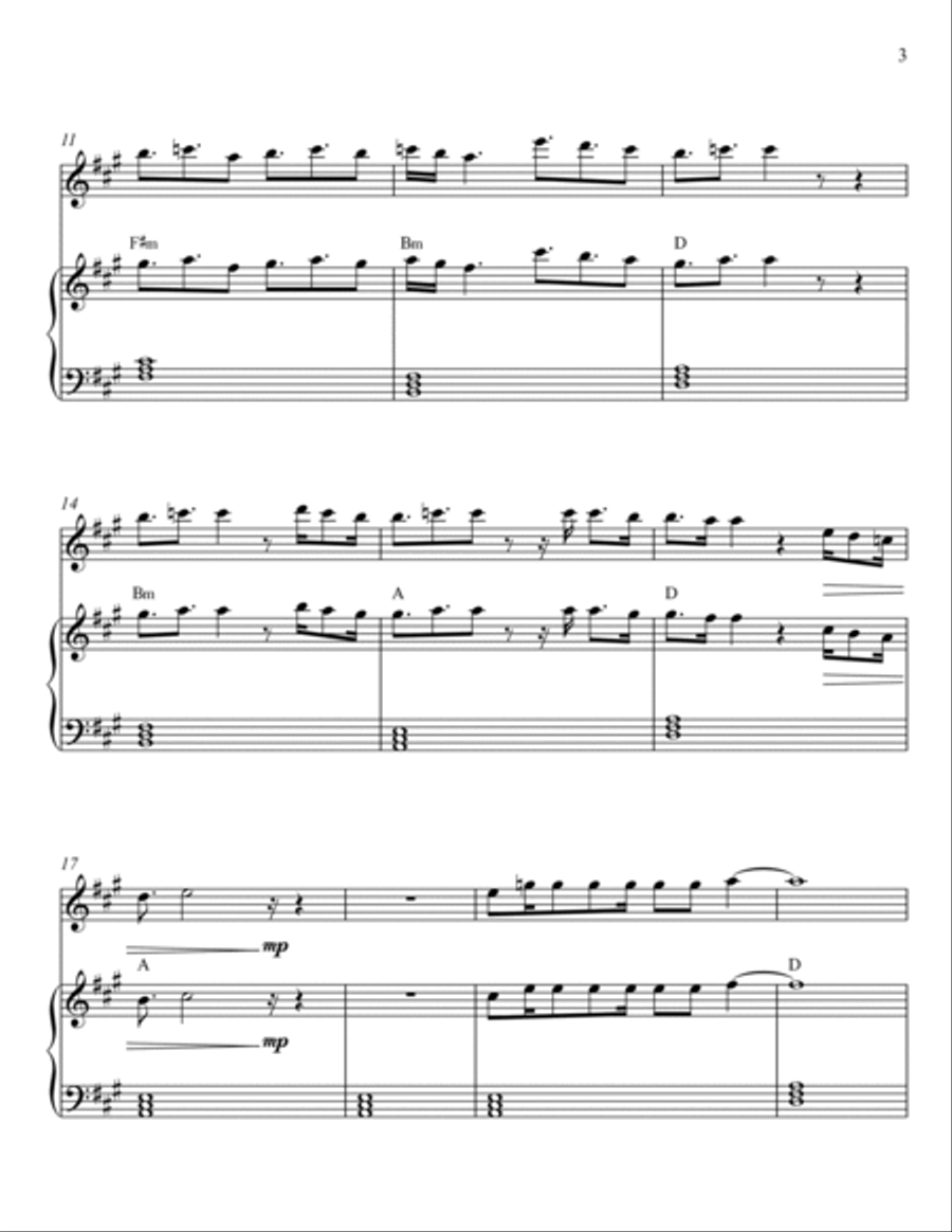 Dancing Queen Acoustic Guitar scores gallery preview page 3