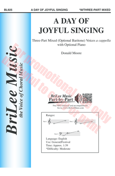 A Day of Joyful Singing image number null