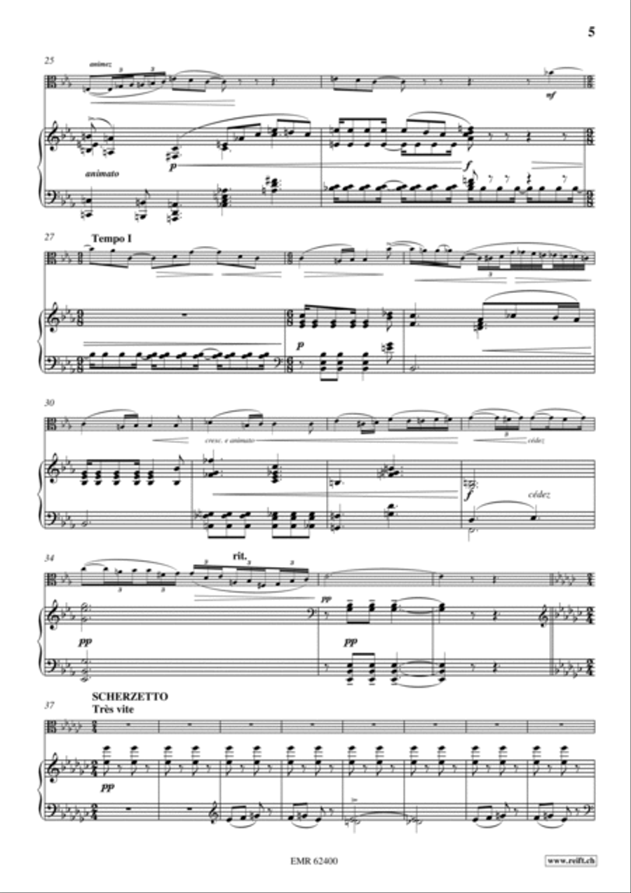 Cantabile et Scherzetto Piano Accompaniment scores gallery preview page 6
