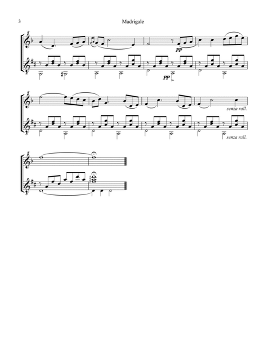 Madrigale for descant recorder and guitar (Capo III) image number null