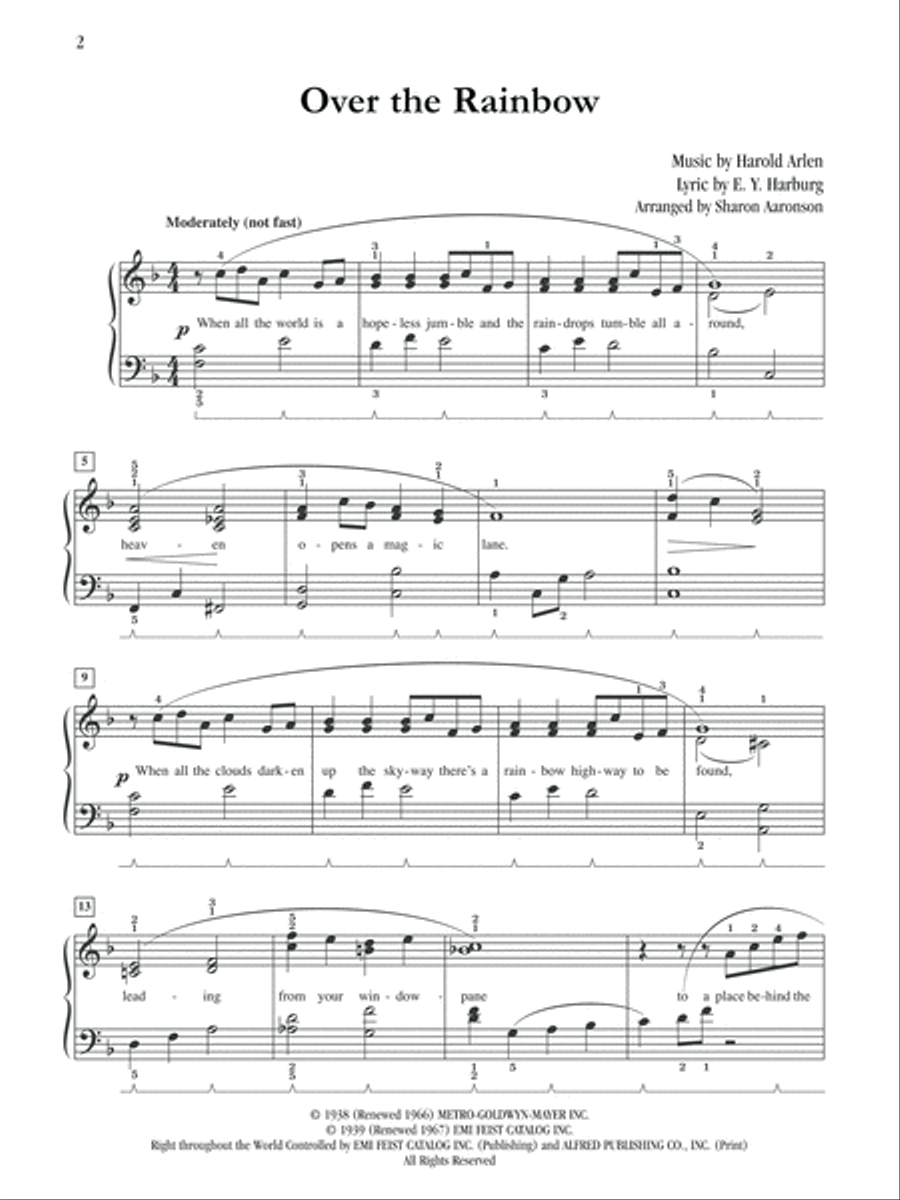 Over the Rainbow Over the Rainbow Small Ensemble scores gallery preview page 3