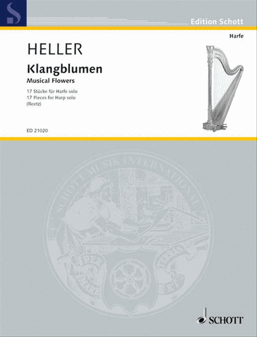 Musical Flowers Musical Flowers Harp scores gallery preview page 1