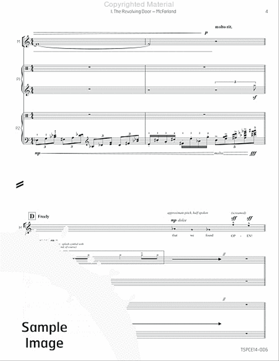 5 Songs in the Age of Stupidity Percussion Ensemble scores gallery preview page 10