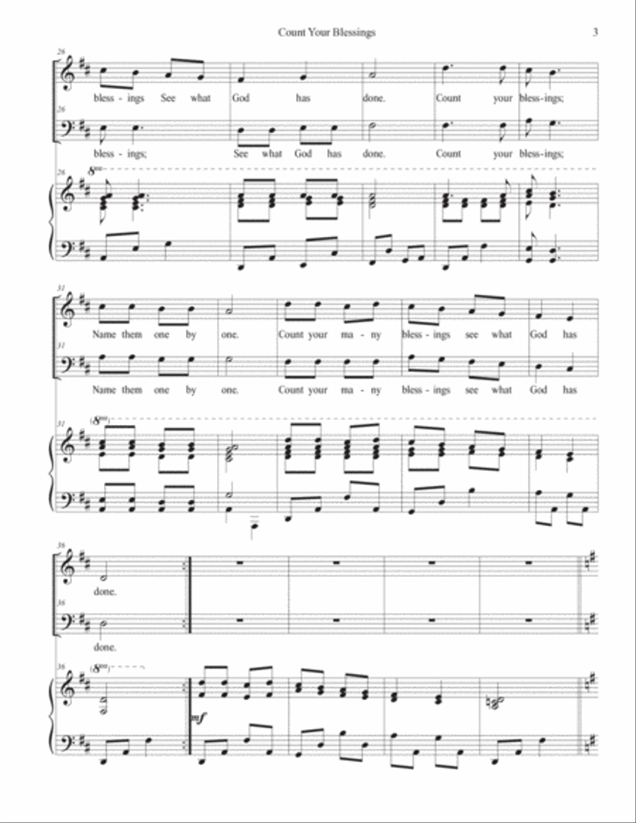 Count Your Blessings 2-Part scores gallery preview page 4