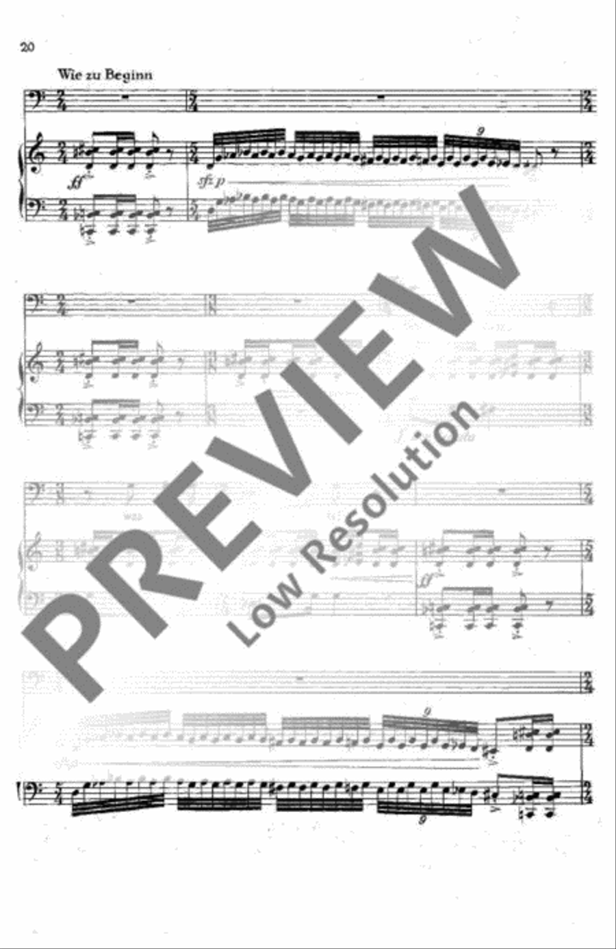 6 Gedichte Baritone Horn scores gallery preview page 21