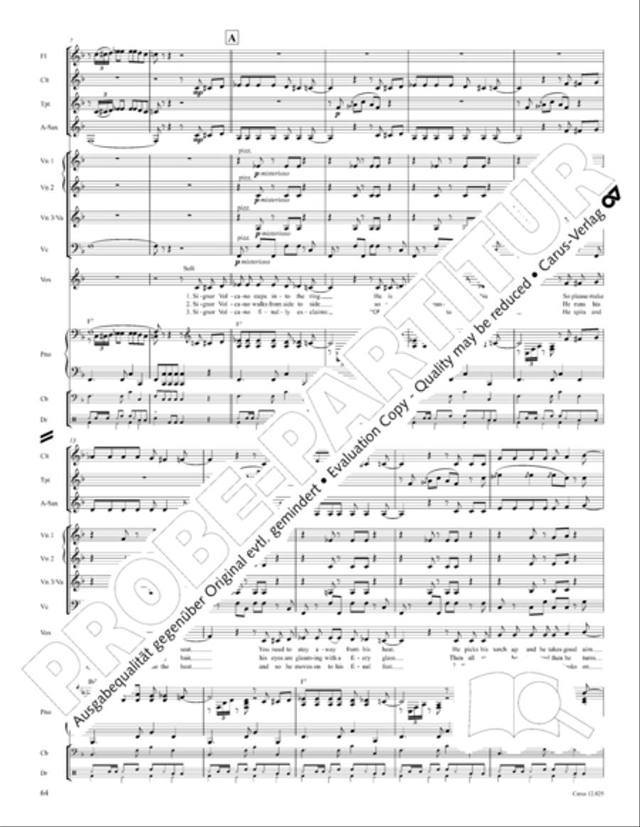 Circus Allegro Circus Allegro Choir scores gallery preview page 65