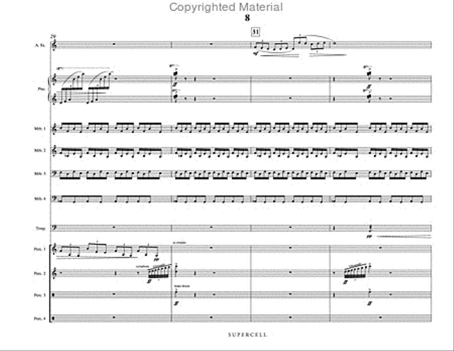 SuperCell Percussion Ensemble scores gallery preview page 9