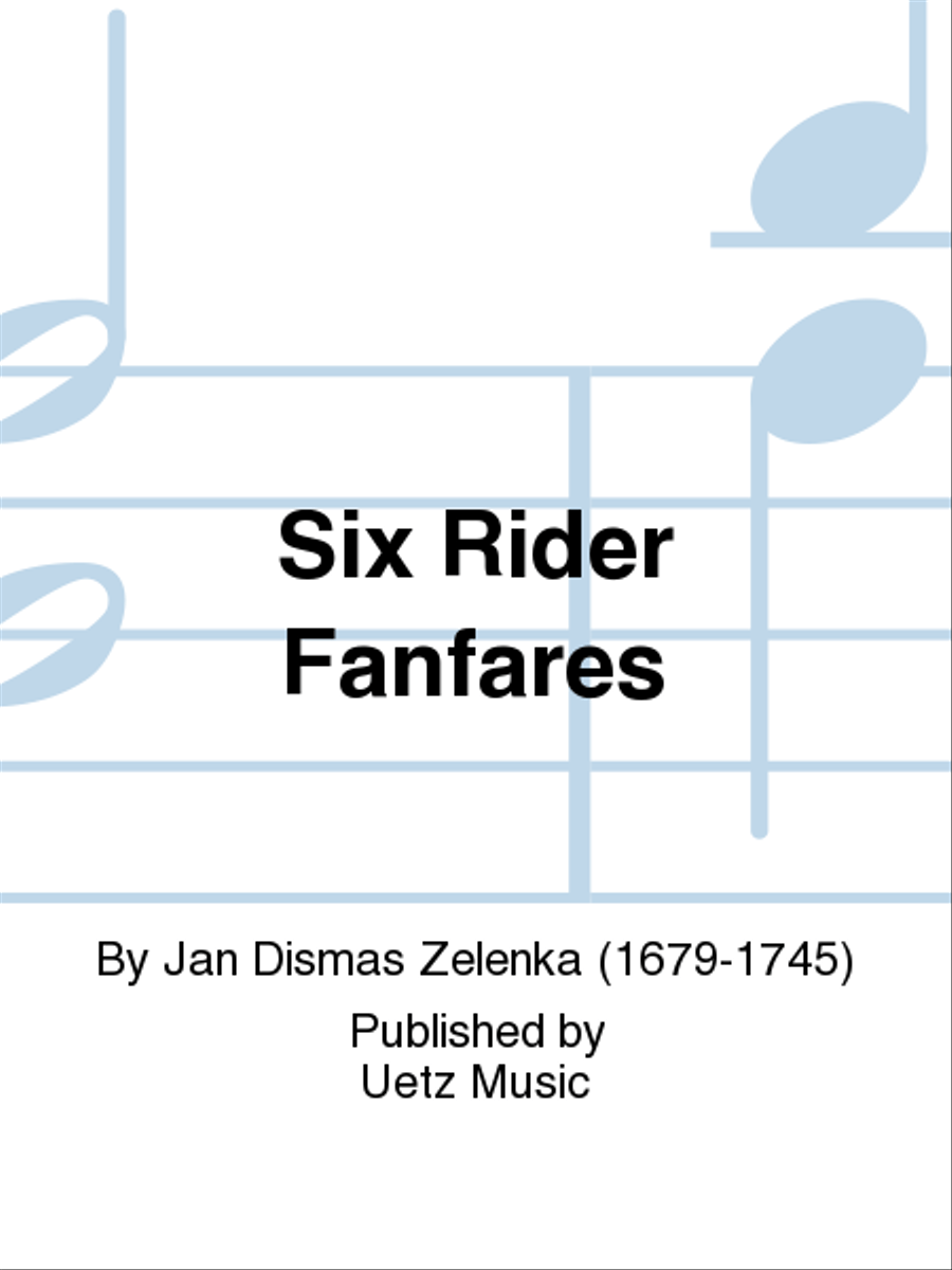 Six Rider Fanfares Trumpet scores gallery preview page 1