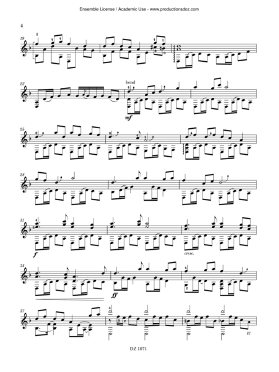 Songs from Formosa Songs from Formosa Classical Guitar scores gallery preview page 4