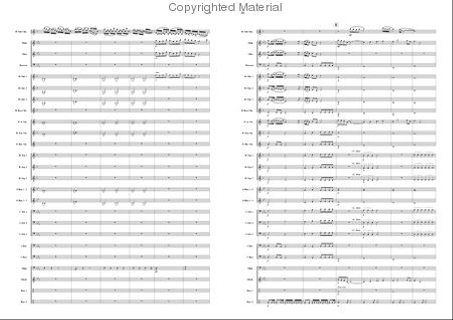 Dancing Ebony Concert Band scores gallery preview page 5