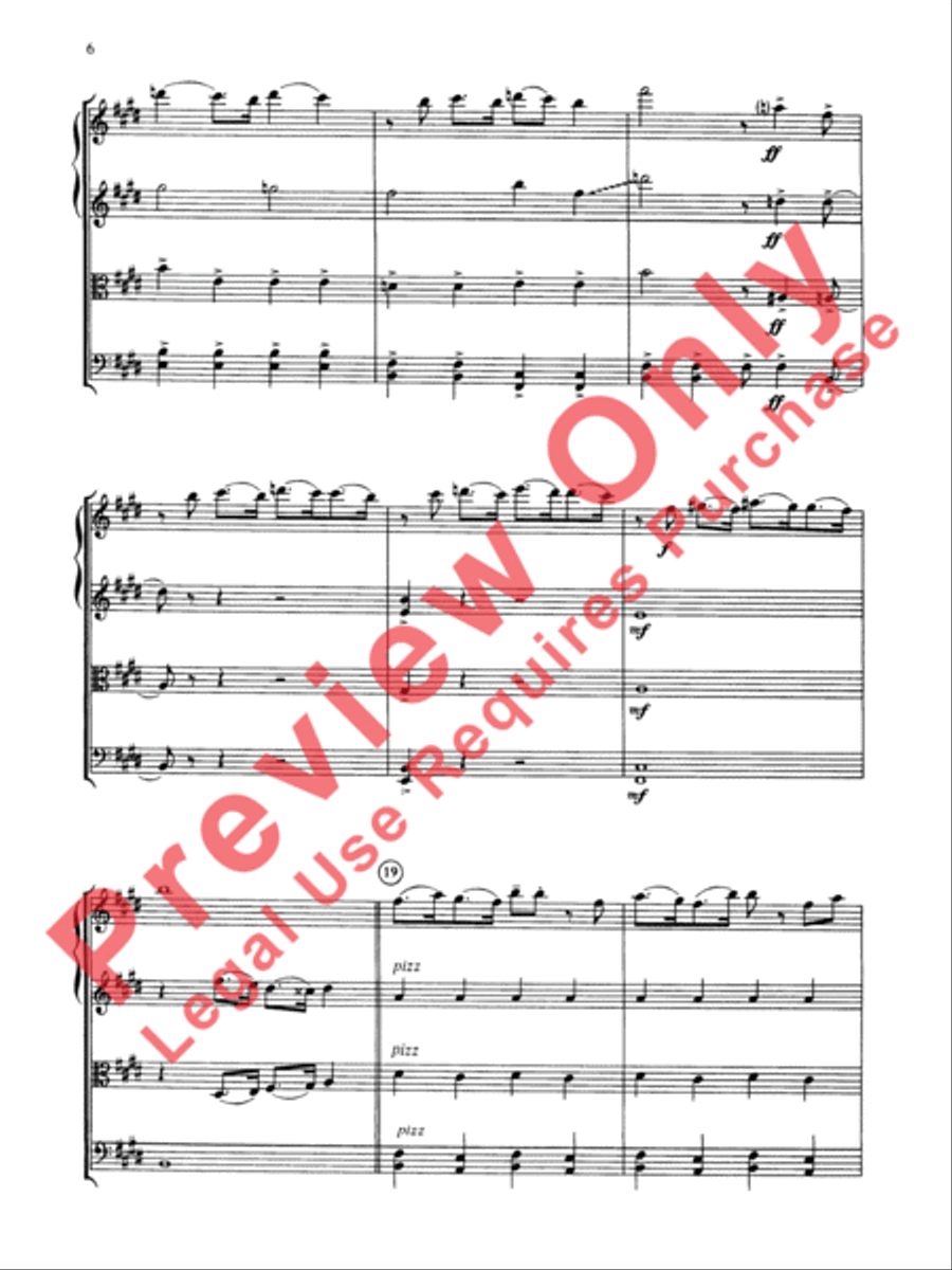 Jazz Classics String Quartet scores gallery preview page 7