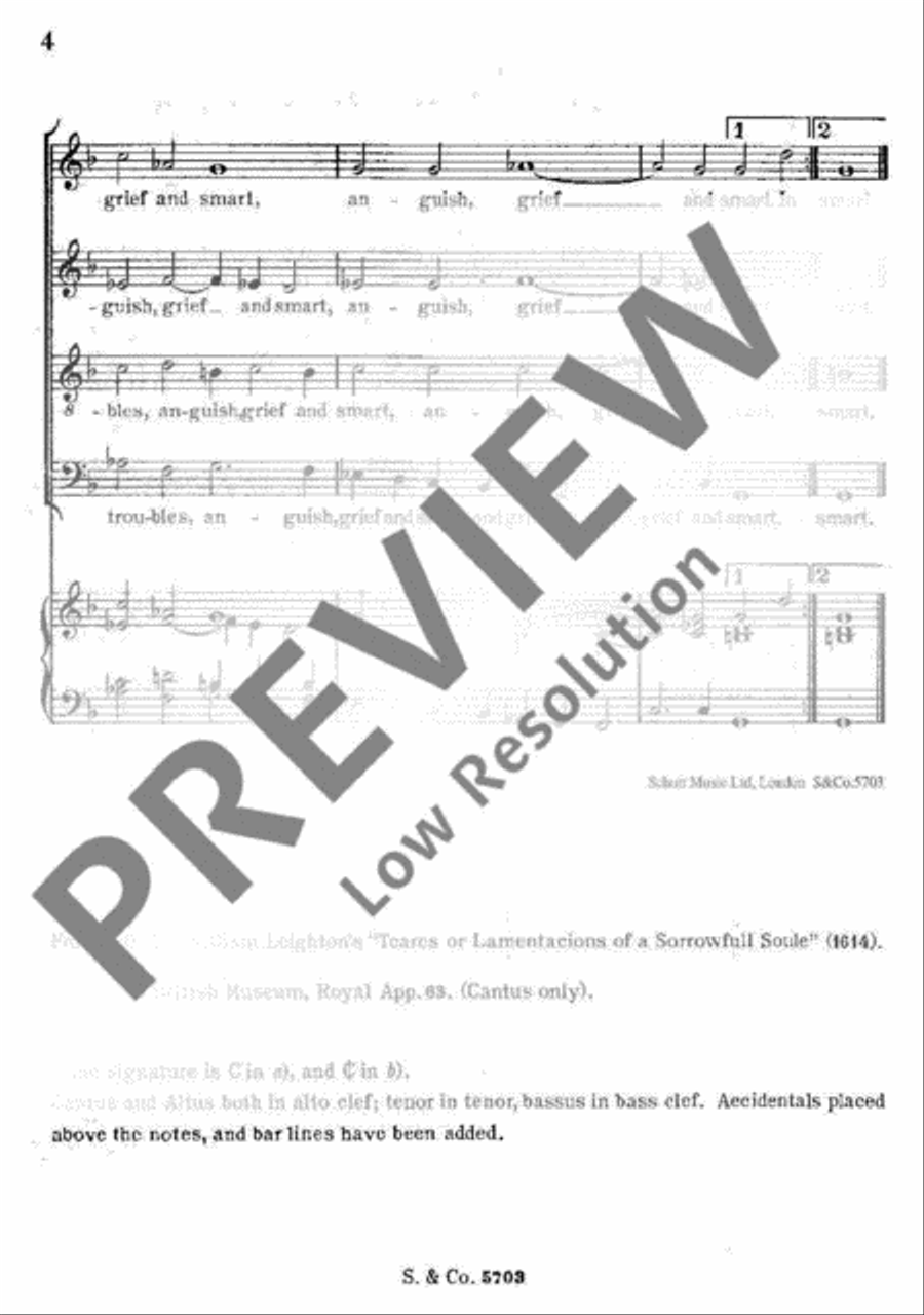 O God That No Time Doest Despise 4-Part scores gallery preview page 7