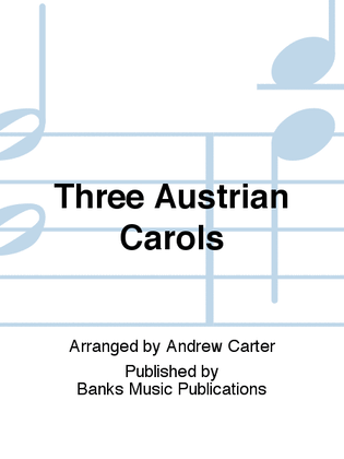 Book cover for Three Austrian Carols