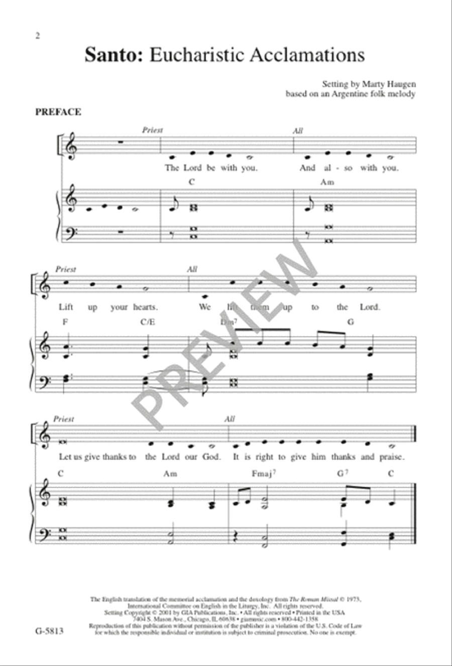 Santo 2-Part scores gallery preview page 2