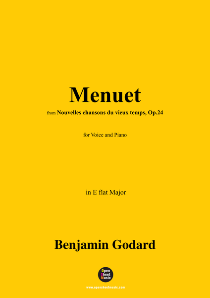 B. Godard-Menuet,in E flat Major,Op.24 No.3