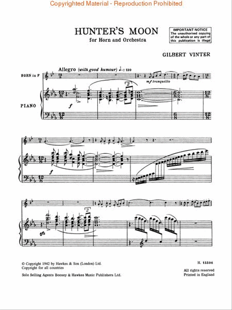 Hunter's Moon Orchestra scores gallery preview page 2