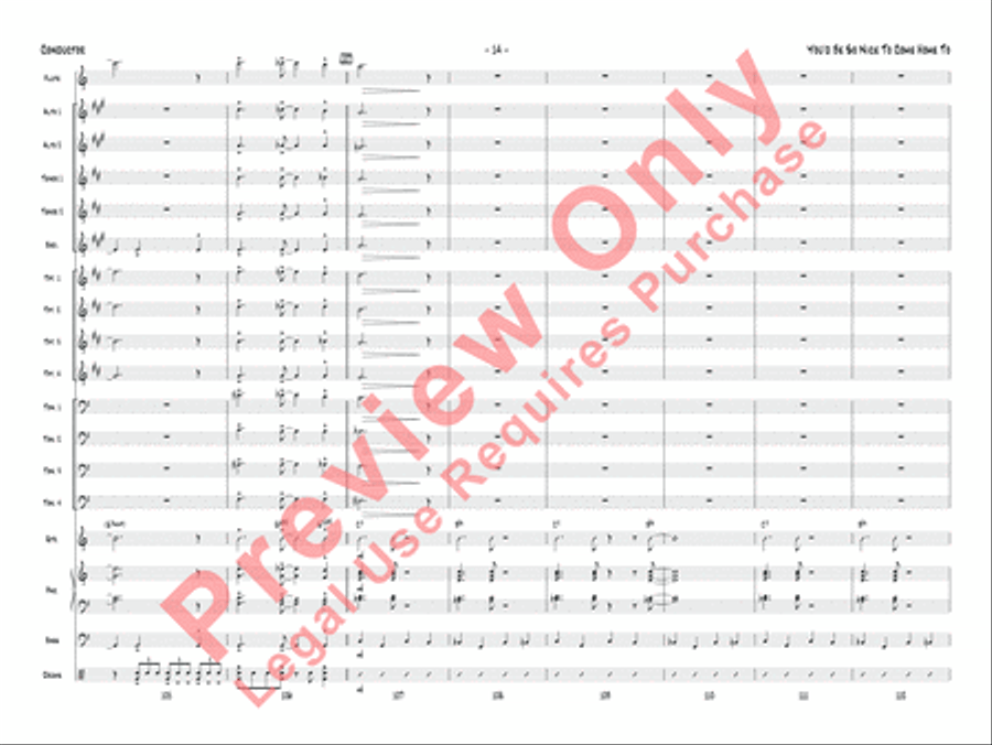 You'd Be So Nice to Come Home To Jazz Ensemble scores gallery preview page 17