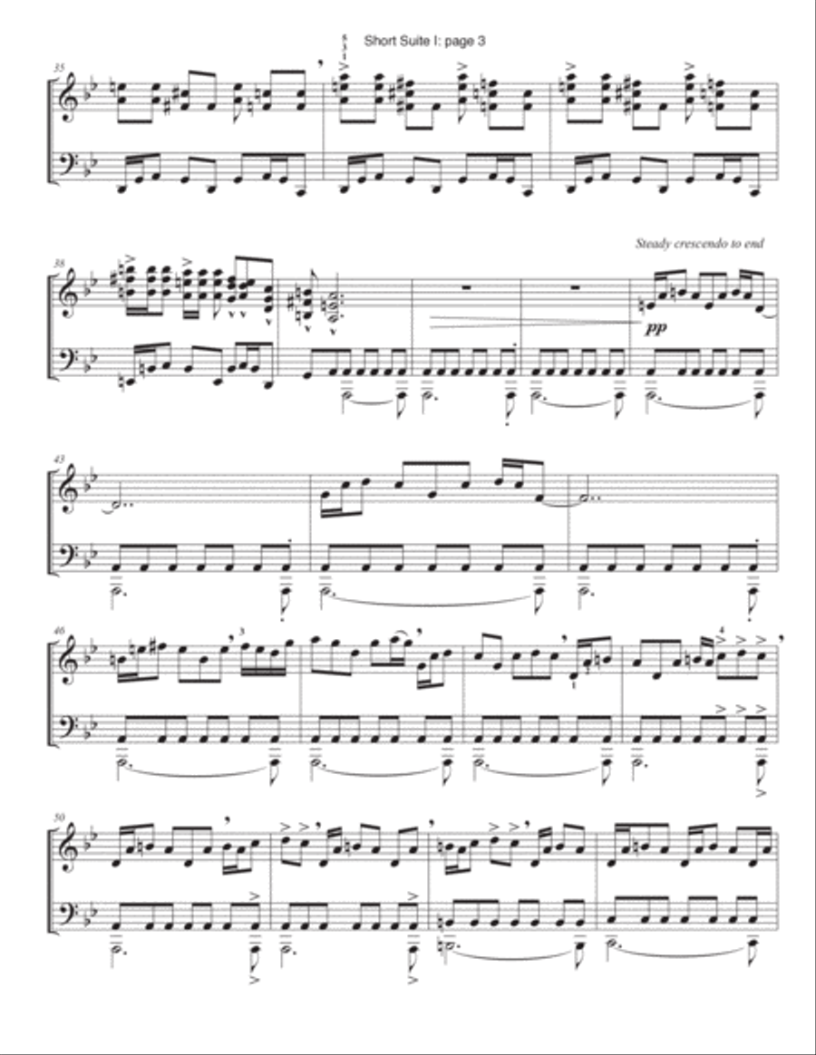 Short Suite - all 3 movements Piano Method scores gallery preview page 3