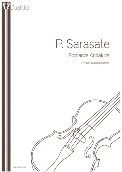 Sarasate - Romanza Andaluza, 2nd violin accompaniment