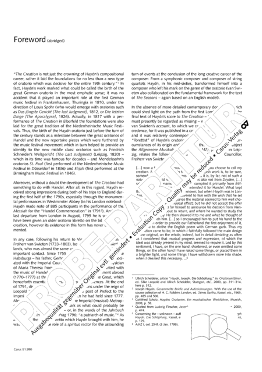 The Creation (Die Schopfung) 4-Part scores gallery preview page 13