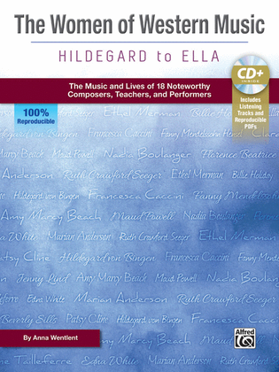 Book cover for The Women of Western Music -- Hildegard to Ella