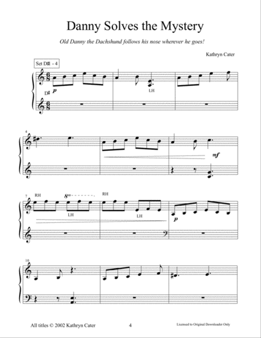 Harping Cats and Dogs Harp scores gallery preview page 4