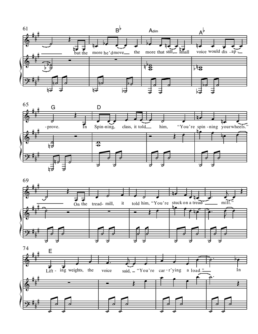 Going Nowhere Fast Piano, Vocal scores gallery preview page 4