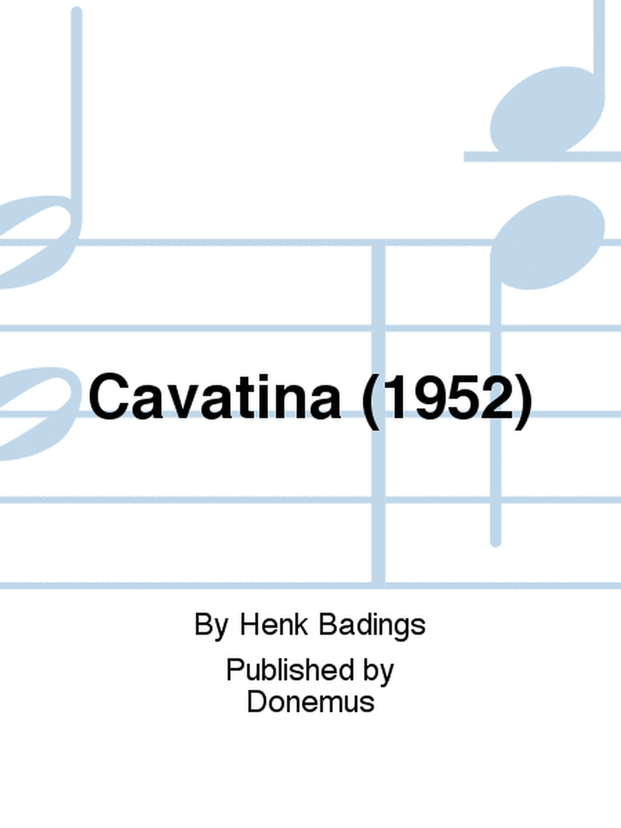Cavatina (1952)