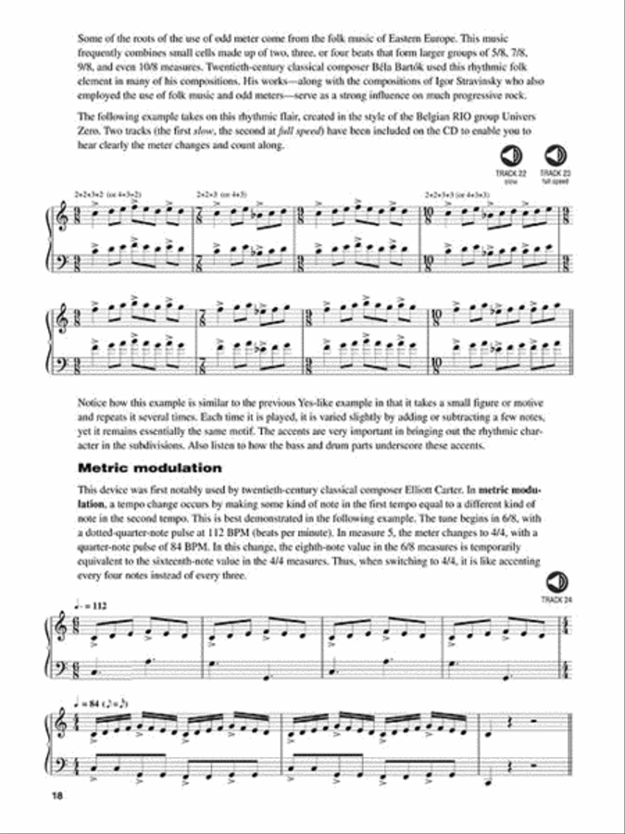Progressive Rock Keyboard Piano Method scores gallery preview page 5