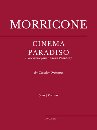 Book cover for Cinema Paradiso - Score Only