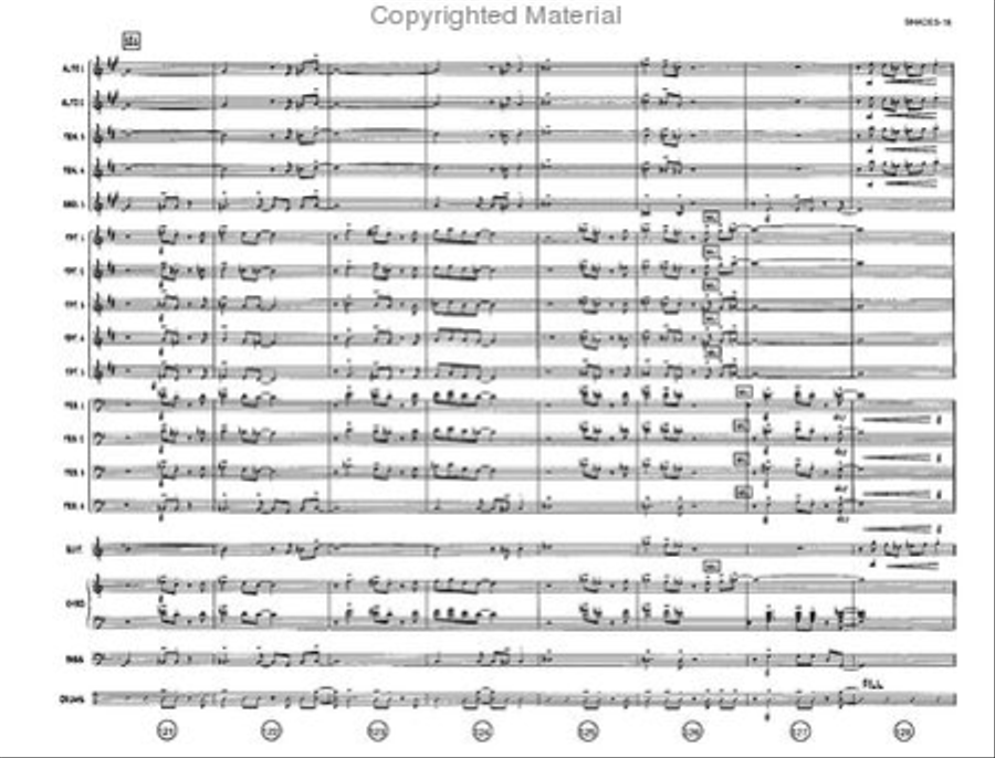 Shades On, Roof Down! Shades On, Roof Down! Jazz Ensemble scores gallery preview page 17