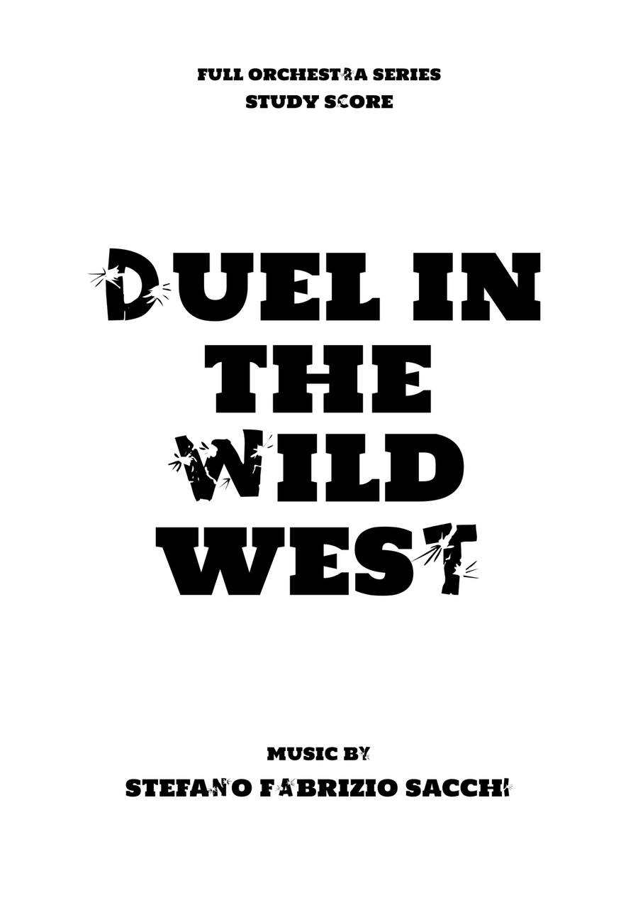 Duel in the Wild West - Study Score Full Orchestra scores gallery preview page 1