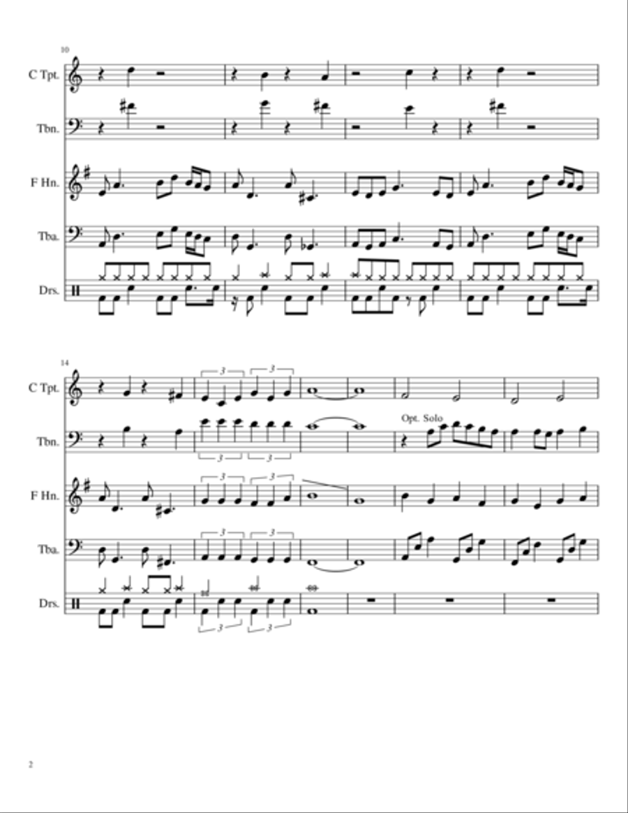 Carry On Wayward Son Carry On Wayward Son Small Ensemble scores gallery preview page 2