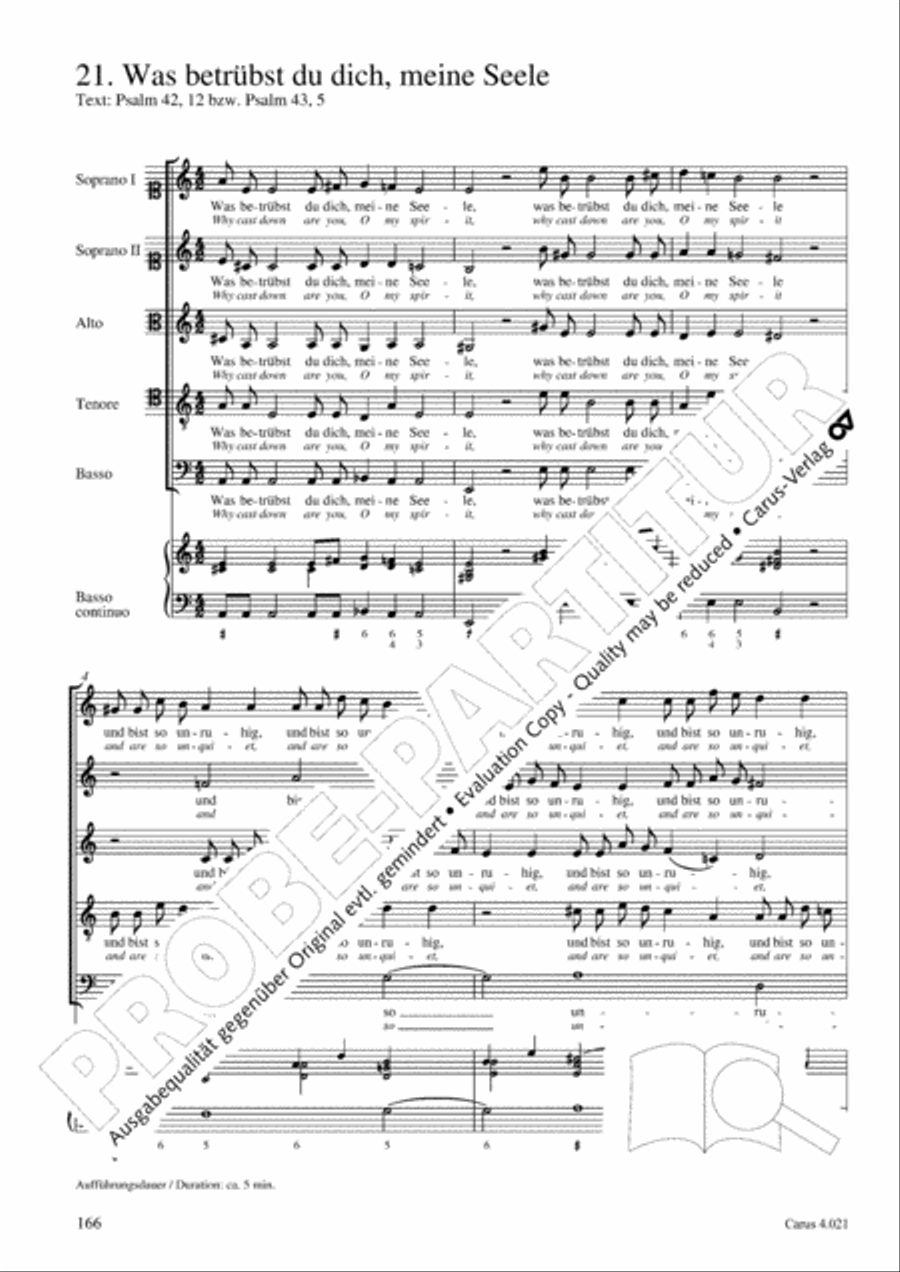 Schein: Israelsbrunnlein. Fontana d'Israel. Complete edition Choir scores gallery preview page 173