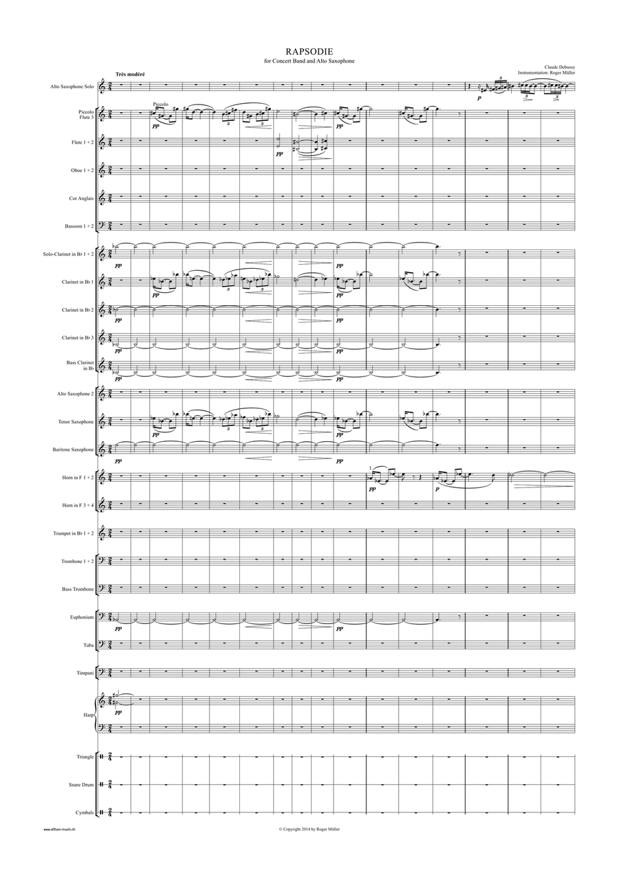 Rhapsody Rhapsody Concert Band scores gallery preview page 3